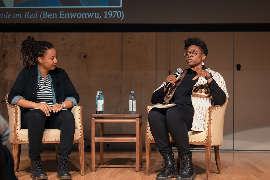 ornella nzindukiyimana and funke aladejebi in conversation