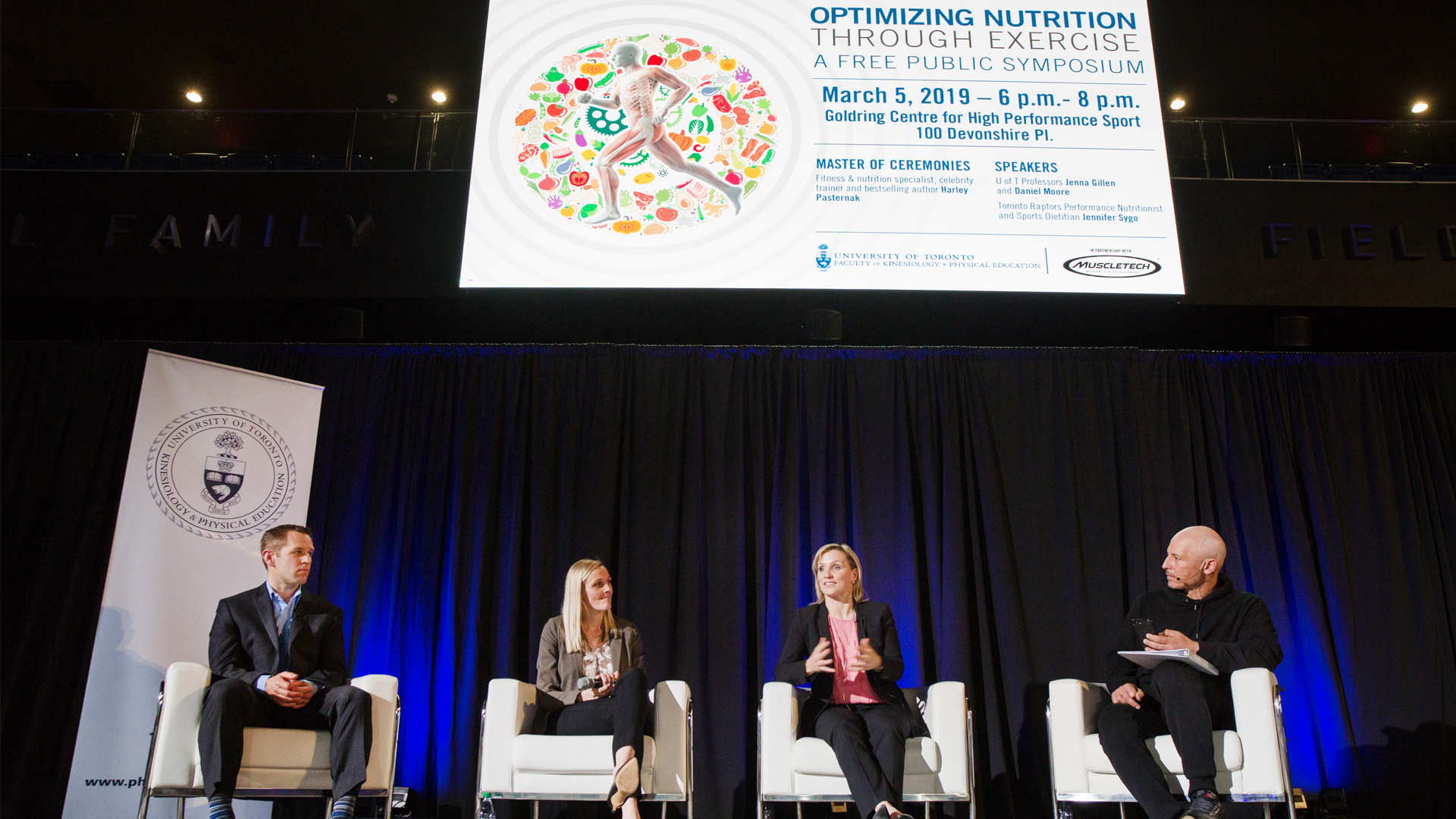 Panel with Prof. Jenna Gillen, Jennifer Sygo, Prof. Daniel Moore and Harley Pasternak